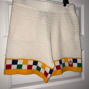 Real Casablanca Mens Colorful High Waist Knit Shorts